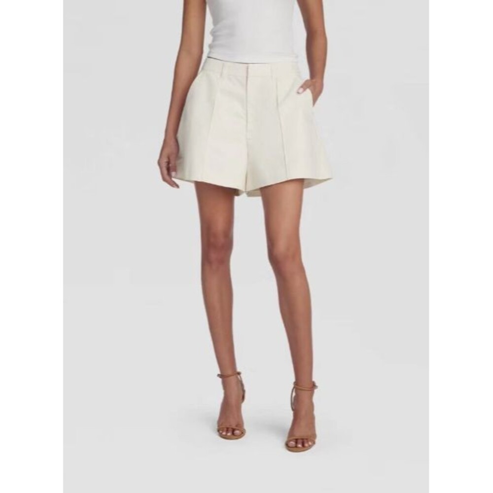 KBB by KAHLANA Women 'The Flounce Shorts' - Cream 12 NWOT